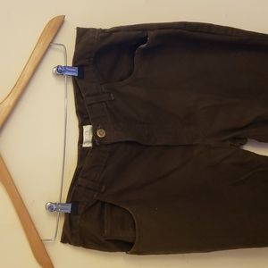 Women's Moda International The London Jean Olive Green Jeans, Size 16 Slim